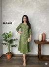 ST Pure Cotton One Piece Embroidery Work Designer Kurti Wholesale In India